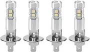 Aswalling 4PCS H1 LED Headlight Fog Driving Light Bulbs 6000K Super White 200W