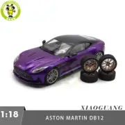 1/18 Aston Martin DB12 DB 12 Purple Black Top Diecast Model Toy Car