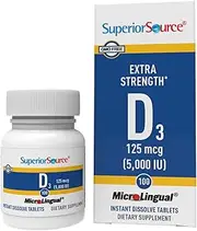 Superior Source Vitamin D3 Extra Strength 5000 Iu 100