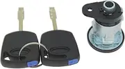 PEIKEDA Fit for Ford KA 2008-2011 7S5A B22050 AC 7S5AB22050AC Tailgate Trunk Boot Lock Cylinder with 2 Keys