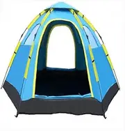 Outdoor Fully Automatic Single Door 6-8 People Free to Set up a Fast Open six-Point Tent Travel Camping Tent.