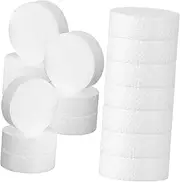 TOKIDNY Foam Craft Circle Discs 24 Pcs Round Foam Cylinders Cake Decorating Models Strong Lightweight for DIY