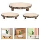 Wood Slice Stand Wood Planter Holder Table Centerpiece Candle Holder Craft
