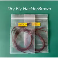 在飛比找蝦皮購物優惠-《一朗釣具》DRY FLY HACKLE/鞍部簑毛/紅棕色/