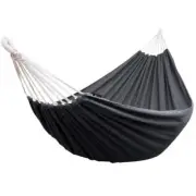 ITOPFOX Portable Fabric Hammock 9' W/ Tree Straps and Travel Bag in Dark Gray