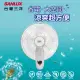 【SANLUX 台灣三洋】14吋DC馬達遙控壁扇(SBF-W14DR)