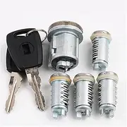 liwei Store SIP22 GT15R Blade Car Ignition Lock Set Key Compatible with Fiat Compatible with Ducato Compatible with Peugeot Compatible with Boxer Compatible with Citroen Car Door Lock Automobile Lock