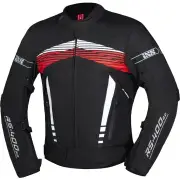 RS-400-ST 3.0 Waterproof Black White Red Textile Motorcycle Jacket