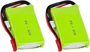 FS-GT5 7.4V 1500mAh Replacement Battery 2-Pack for RC Transmitter