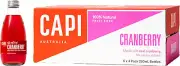 CAPI Sparkling Cranberry, 6 X 4 Pack 250Ml (24 Bottles Total)
