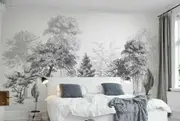 Black Forest Removable Wall Mural BT027