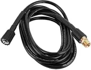 1pcs Micro-Drip System Connecting Hose, for High Pressure Washer Hose M22 Connector Female to Male Tube (Size : 49.21ft)