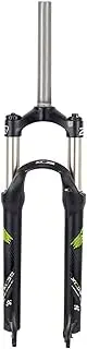 Mountain Bike Suspension Fork 26/27.5/29 Inch MTB Fork 100mm Travel Disk Brake 1-1/8 Straight Front Fork (Color : Green, Size : 29inch)