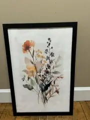 24 X 16 Art Print in Wood Frame Ready To Go NEW Shipping Included