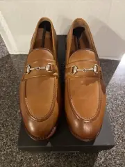 Allen Edmonds Randolph Bit Penny Loafers Mens SZ 10D Walnut New W. Box