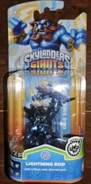 Skylanders Giants Rare Metallic Purple Lightning Rod Chase Switch PS4 Xbox One