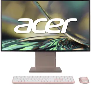 Acer 宏碁 S27-1755 27型 AIO電腦(i5-1240P/16GB/1TB/Win11/櫻花粉限定版/Aspire S)