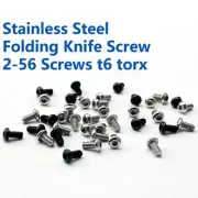 Stainless Steel 2-56 T6 Torx Screws Back Clip Screw for Benchmade Bugout 535 I