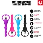 Push Pull Vibrating Anal Beads Prostate Massager Butt Plug For Men Women Couples