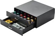 Coffee Pod Drawer Plastic Material Fit，compatible For K-cup，Bottom Drawer For Sugars Spoons Stirrers Fix Lot Of Capsules