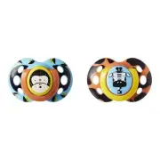 Tommee Tippee Fun Style Pacifiers, Symmetrical Design, BPA-Free Silicone Binkies
