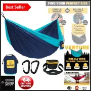 Lightweight Portable Camping Hammock with Tree Straps - Single or Double