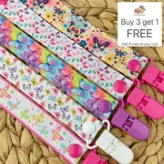 Dummy Clip - Pacifier Chain - Binky Band - Soother Holder - Dummie - Butterfly