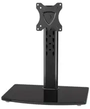 Single Monitor Stand Fits Max 32 Inch Computer Screen Free Standing Monitor Desk