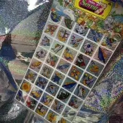 Vintage 1993 Twin Seven Prismatic Stickers Aliens And Spaceships SPACE Rockets