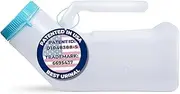 Portable Urinals for Men and Elderly 1000ml Urine Jar Spill Proof, Plastic, Urinal Bottle for Men Glow in The Dark Screw Cap - for Urine Collection and Travel Pee Bottle (1 Count (Pack of 1)