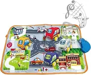 Kids Rug Car Rugs Playmat Carpet | Musical Early Learning Traffic Carpet | Kids' Rugs Play Carpet Stable Battery Powered Road Rug for Bedroom Classroom