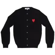 (ASK availability First)comme des garcons PLAY CDG CREW NECK CARDIGAN new