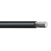 125' 1000 MCM Aluminum THHN THWN-2 Building Wire Black 600V