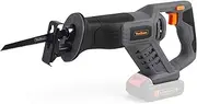 [VonHaus] E-Series 18V Cordless Reciprocating Saw Tool Only (NO Battery or Charger Included) – Tool-Less Blade Change – Ergonomic Lightweight - Includes Blade - Universally Compatible