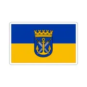 Flag of Solingen Germany STICKER Vinyl Die-Cut Decal