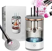 Beauty Swirl Cosmetic Brush Cleaner, Cosmetic Brush Cleaner, The Cozy Luna Brush Cleaner, Beautyswirl - Cosmetic Brush Cleaner, Electric Makeup Brush Cleaner Machine, for All Size Brushes (1PC)