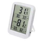 ABS Digital LCD Temperature Humidity Meter Thermometer with Big LCD Screen