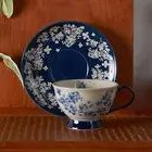 China Tea Cups and Saucer Coffee Cup Set for Birthday Afternoon Tea Wedding