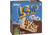 Kellogg's Lcms Choc Chip Rice Bubbles Snack Bars 5 Pack