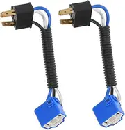 2pcs Car Plug Socket Light Socket Lights for Car Adapter Car Lights Headlight Harness Car Headlight Wiring Harness Car Light Holder Plastic Lamp Base Auto Light Bulb Base Ceramics