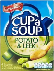 Batchelors Creamy Potato and Leek Soup 3.74 Ounce Pack of 6 Instant Soup