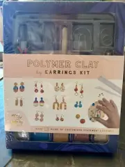 DOODLE HOG Polymer Clay Earring Making Kit, Jewelry Making Gift for Teens and...