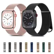 Milanese Strap For Apple Watch Ultra2 9 8 7 6 SE Mesh Stainless Steel Band Metal