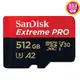 SanDisk 512GB 512G microSD【200MB/s Extreme Pro】microSDXC micro SD SDXC 4K U3 A2 V30手機記憶卡