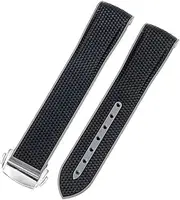 [HAODEE] For Omega Swatch Planet Joint Name Series 20mm Color Matching Silicone Watch Strap Arc Interface Waterproof Replace Watchbands