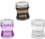 minkissy Nail Art Stamper Set Packs Silicone Nail Stamping Tools Scraper Easy Diy Manicure at Home Random