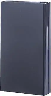 [ARKCHIU] Metal Cigarette Case, Hold 20 97mm Cigarette, Smoking Boxes, Ultra-Thin One-Hand Operate Black,One Size
