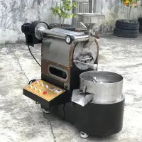 在飛比找Yahoo!奇摩拍賣優惠-粵鼎鋒咖啡烘豆機云南小粒咖啡烘焙設備小型1公斤咖啡烘焙機燃氣