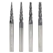 Tapered Endmill Nose Router Bits CNC Engraver Solid Tools