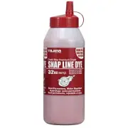 Marking Chalk - Dark Red 32 oz 907g Semi Permanent Snap-Line Dye with Durable...